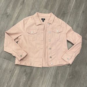 Jones New York blush cotton stretch  jacket Size Large A6